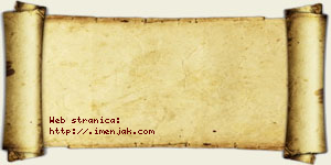 Una Trišović vizit kartica